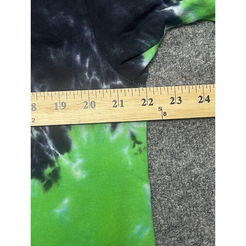 Joker Harley Quinn x Color Bars Tie Dye Men's Batman Black Green Tee L - Picture 6 of 7